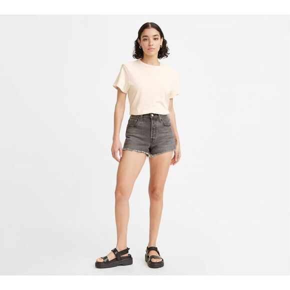 Levi's Premium 501 HIGH RISE WOMEN'S SHORTS - Picture 2 of 8